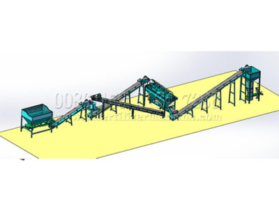 Cost Efficient Powdery Organic Fertilizer Production Line